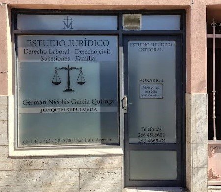 Exteriores de la oficina de Estudio Jurídico San Luis en San Luis